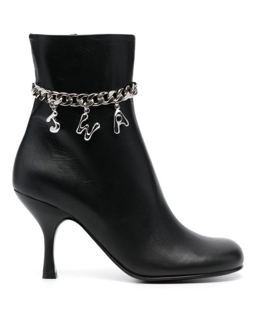 J.W.Anderson 80mm logo-embellished leather boots