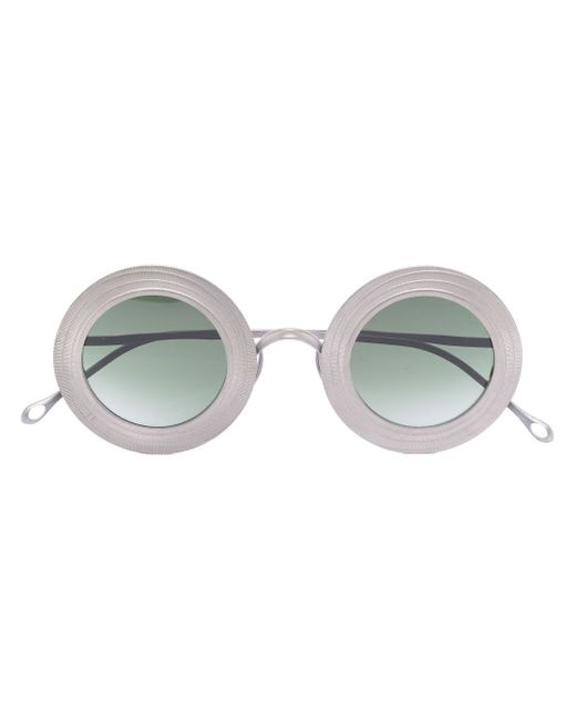 Uma Wang round-frame gradient sunglasses