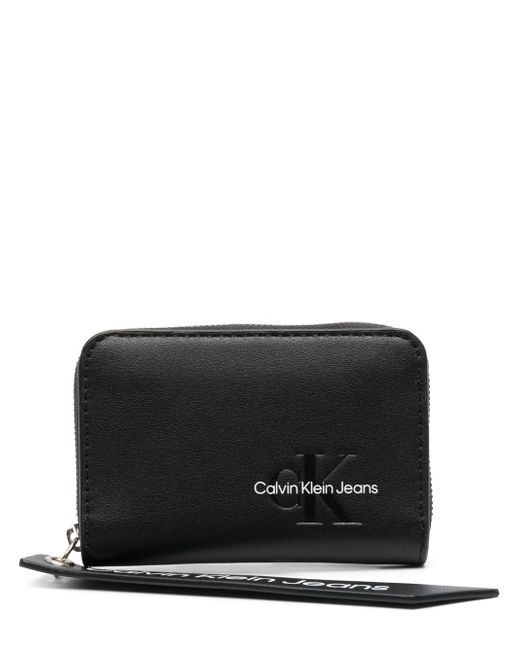 Calvin Klein Jeans logo-embellished faux-leather wallet
