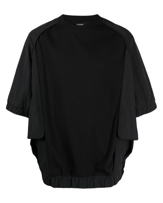 Songzio short-sleeved panelled T-shirt