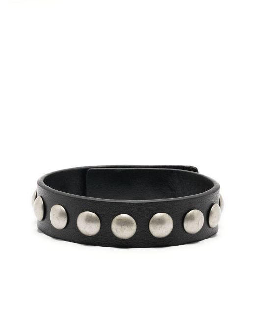 Moschino studded leather bracelet
