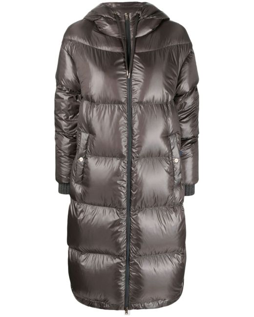 Herno quilted hooded coat