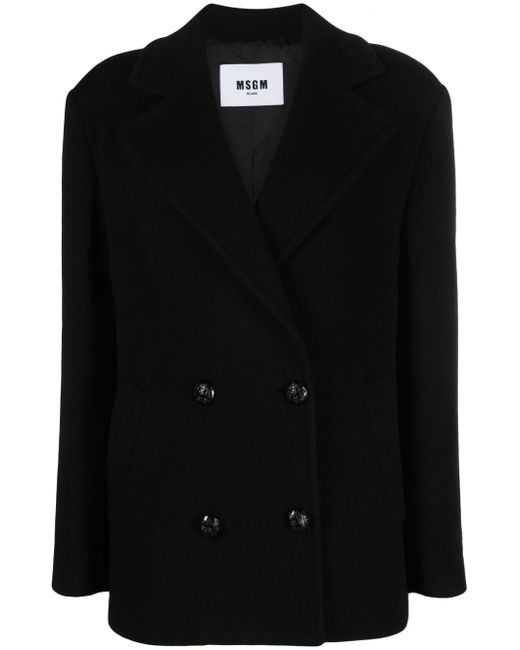 Msgm double-breasted buttoned blazer