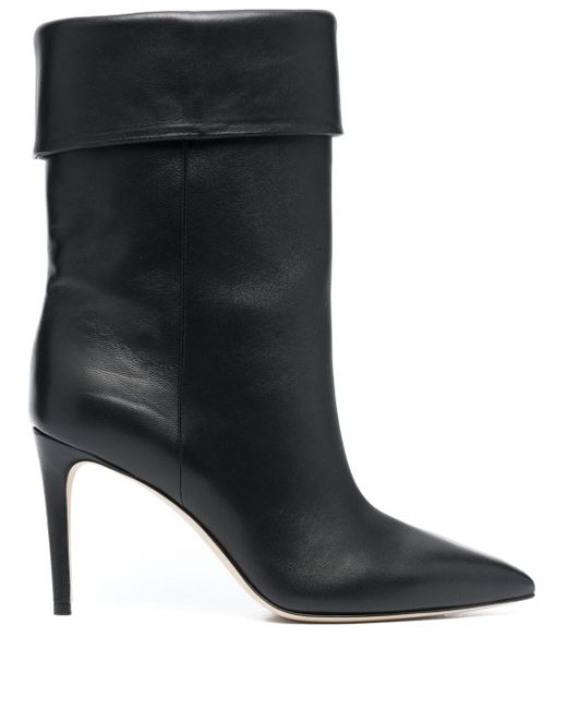 Paris Texas pointed-toe 90mm leather boots