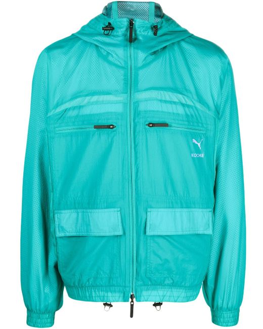 Puma x Koché reversible zip-up hooded jacket