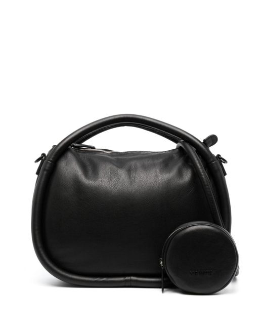 Vic Matiē curved-body leather tote bag