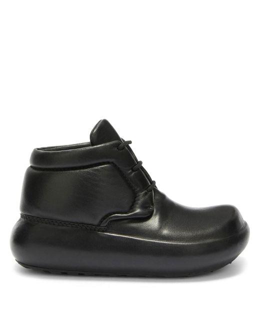 Jil Sander chunky-sole leather ankle boots