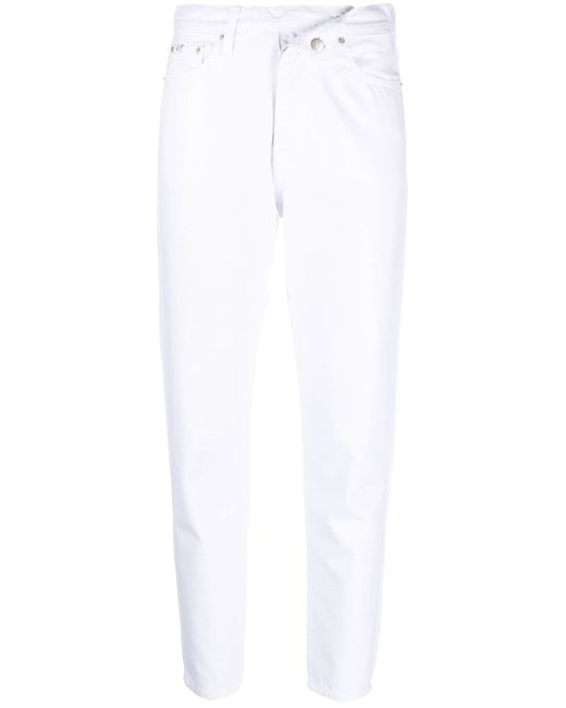 Calvin Klein Jeans mid-rise tapered-leg jeans