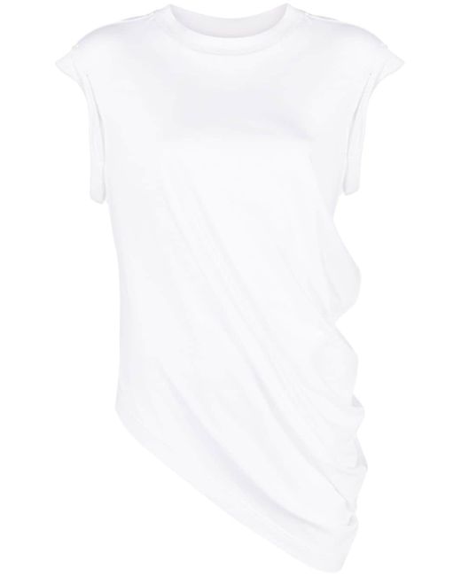 Alexander McQueen asymmetric cotton T-shirt