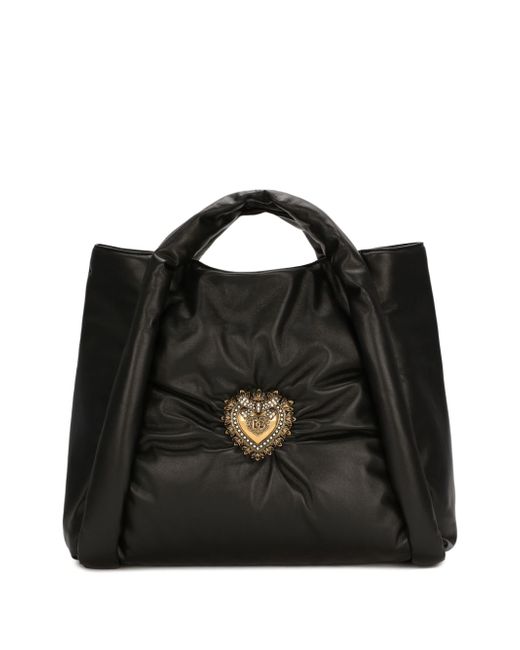 Dolce & Gabbana Devotion Soft leather tote bag