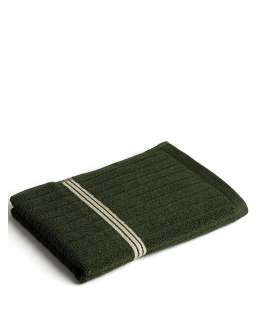 Baina stripe-trim towel set