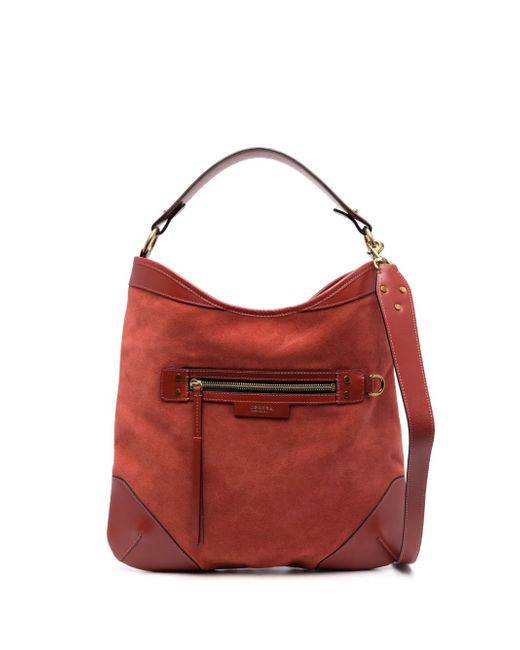 Isabel Marant suede-finish leather tote bag