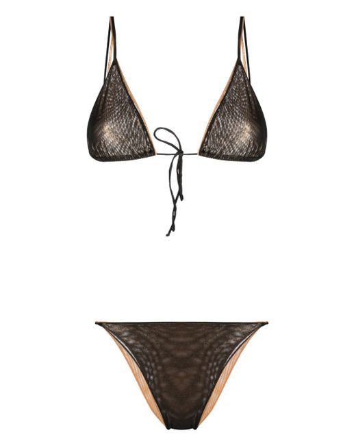 Oséree double-layer triangle bikini set