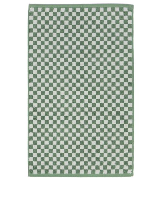 Baina checkerboard-print towel