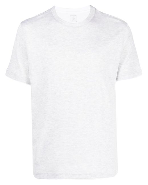 Eleventy double-layer trim T-shirt
