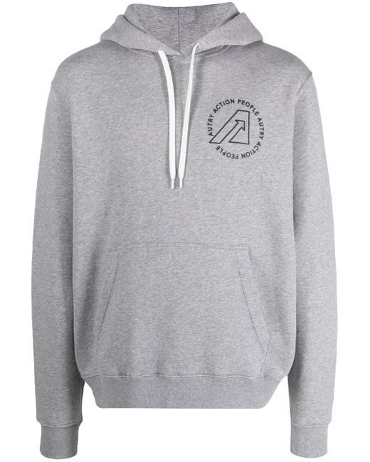 Autry logo-print drawstring hoodie
