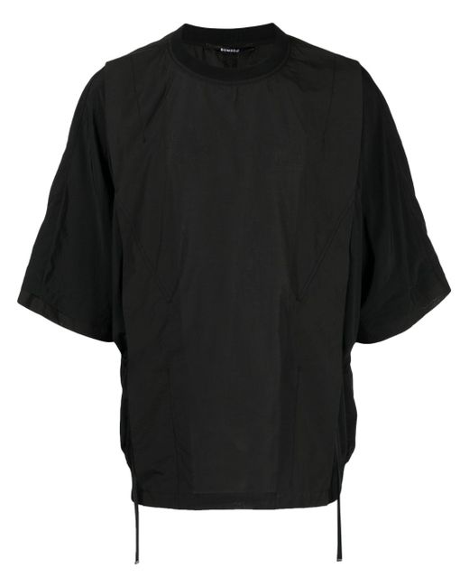 Songzio layered ruched cotton T-shirt