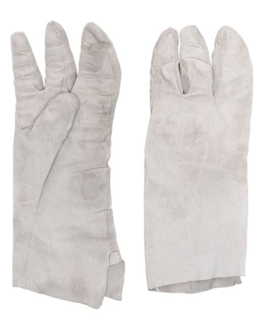 Boris Bidjan Saberi four-finger kangaroo leather gloves
