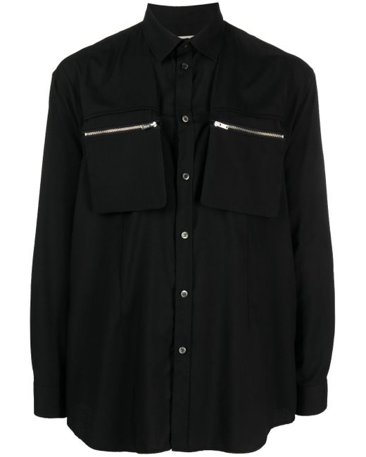 Undercover zip-pocket long-sleeve shirt