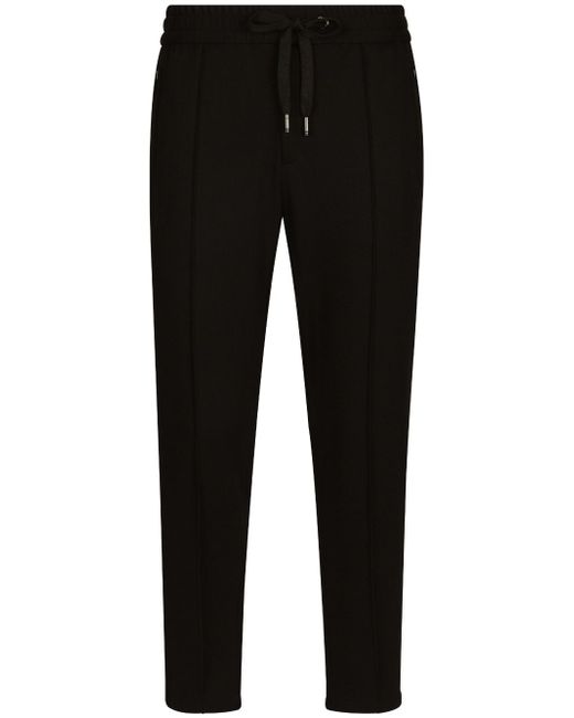 Dolce & Gabbana pressed-crease tapered trousers