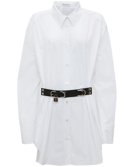 J.W.Anderson padlock-strap shirt dress