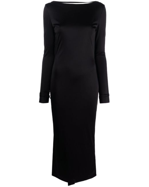 Versace x Dua Lipa knotted backless dress
