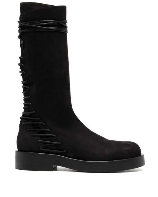 Ann Demeulemeester Mick lace-up leather boots