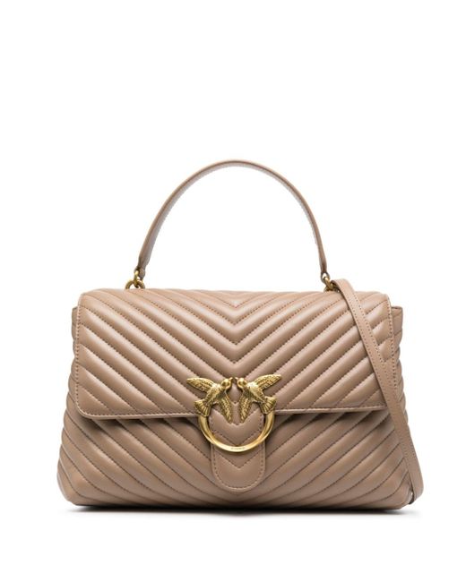 Pinko large Lady Love Puff quilted tote bag
