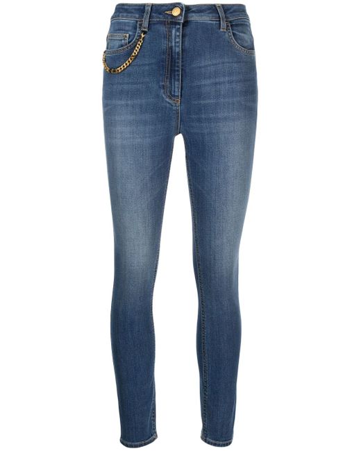 Elisabetta Franchi mid-rise skinny-cut jeans
