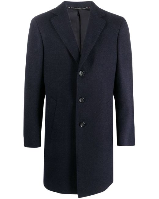 Canali single-breasted wool coat