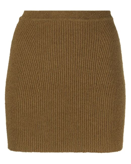 Wardrobe.Nyc knitted straight miniskirt