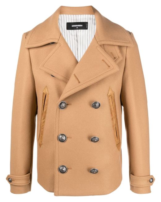 Dsquared2 double-breasted buttoned coat