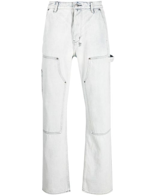Ksubi panelled straight-leg jeans