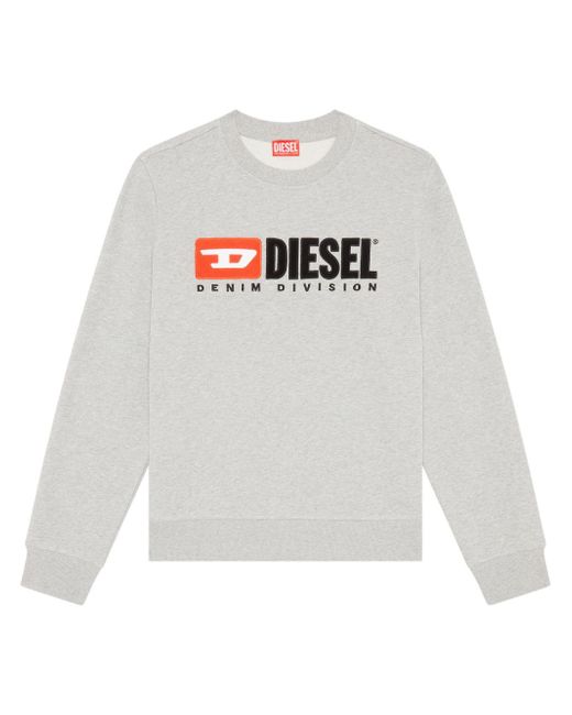 Diesel logo-patch cotton sweatshirt