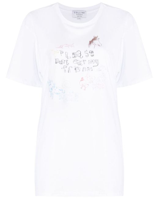 Collina Strada graphic-print T-shirt