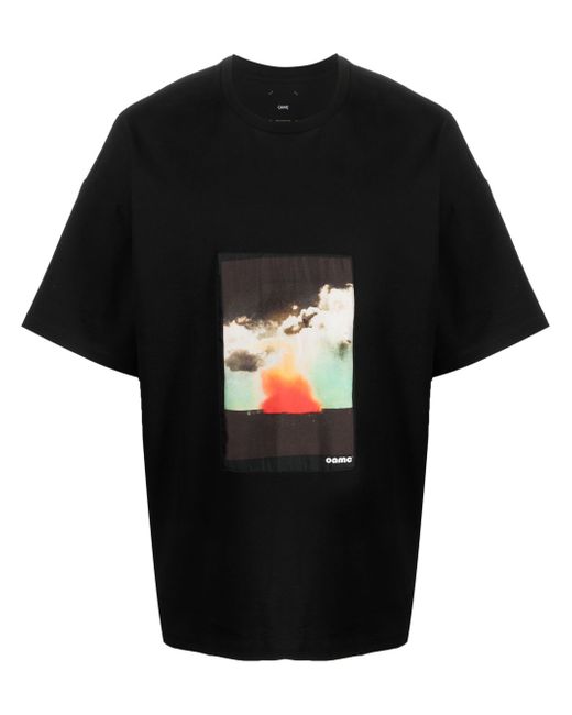 Oamc graphic-print organic-cotton T-shirt