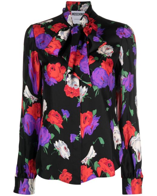 Moschino floral-print blouse