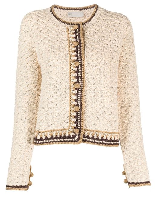 Tory Burch round-neck button-up cardigan