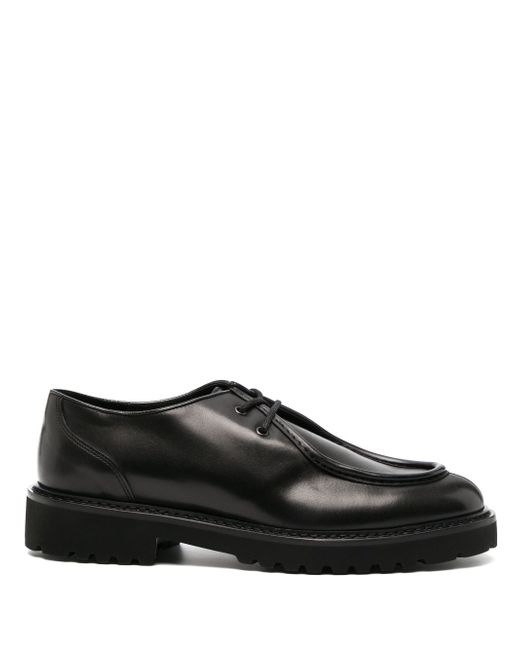 Doucal's two-hole leather lace-up shoes