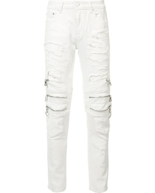 God's Masterful Children zipped ripped skinny jeans 38 Cotton/Polyester Gods Masterful
