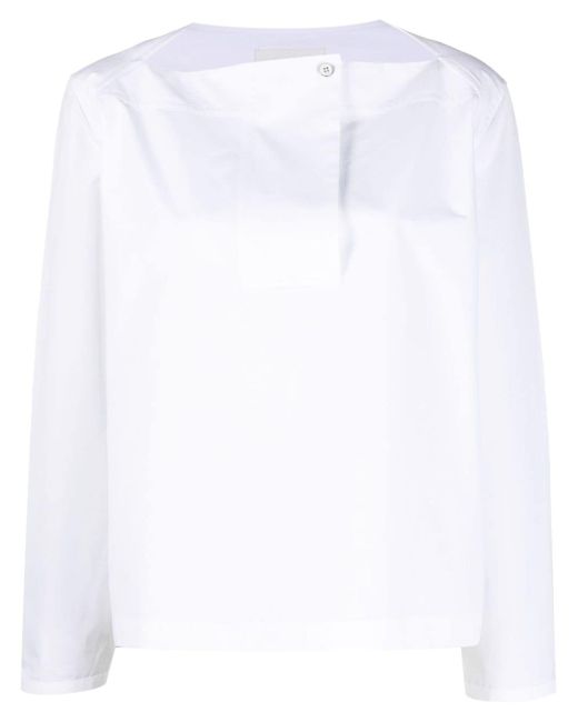 Jil Sander long-sleeved blouse