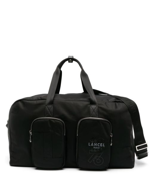 Lancel debossed-logo detail holdall bag