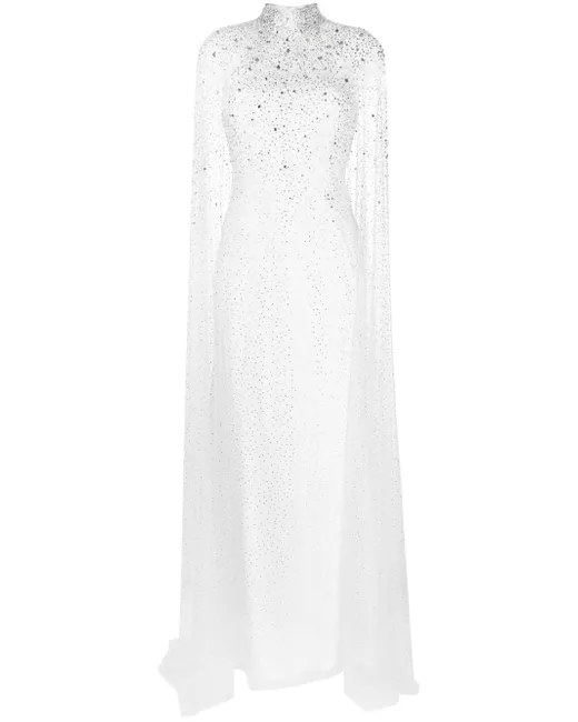 Jenny Packham Ingrid crystal-embellished gown dress