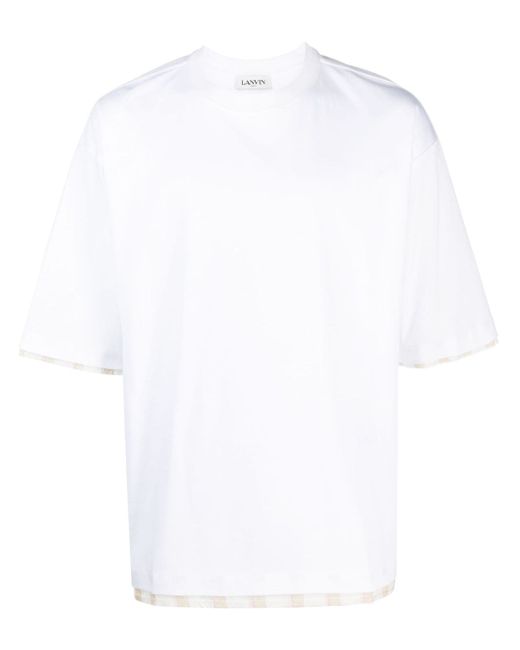 Lanvin layered cotton T-shirt