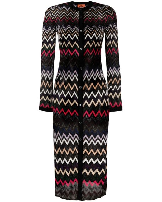 Missoni zigzag-print long-sleeve dress