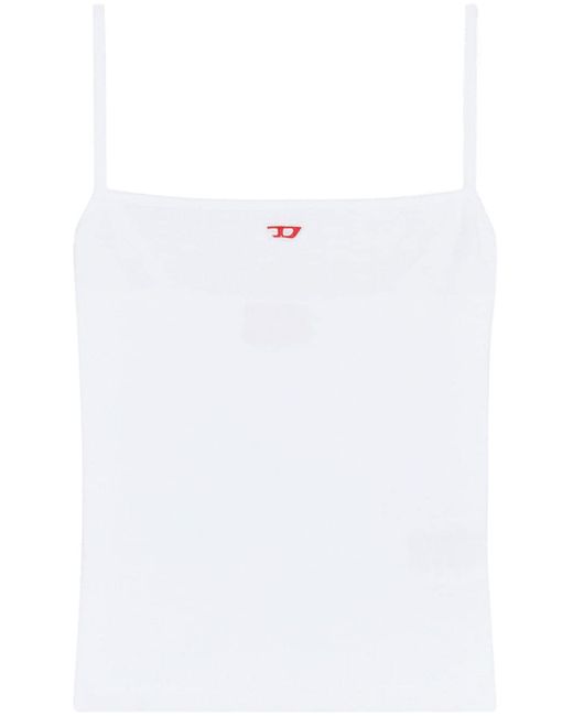 Diesel logo-patch sleeveless vest top
