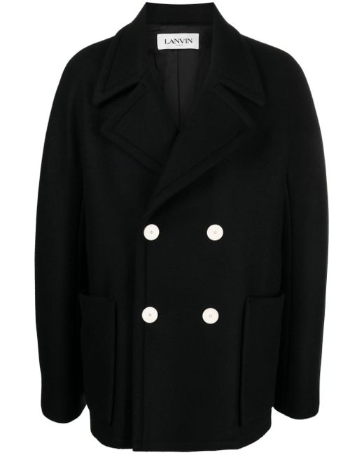 Lanvin double-breasted wool coat