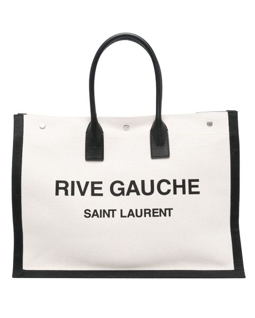 Saint Laurent Rive Gauche leather tote bag