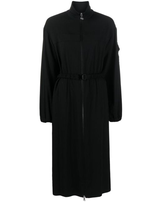 Moncler zipped high-neck midi dress