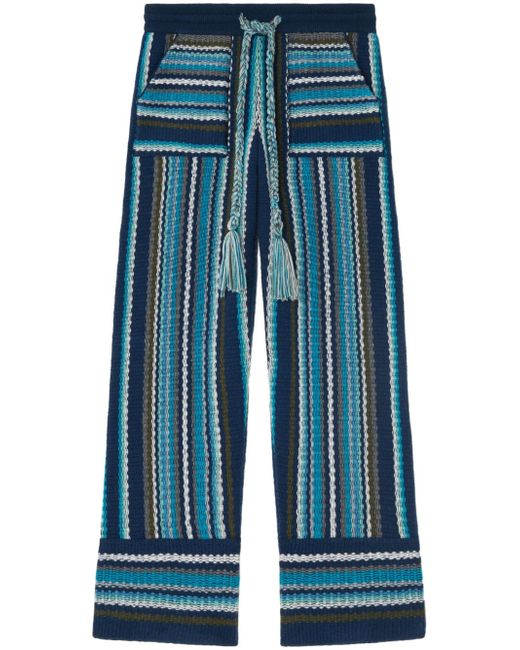 Alanui Ushuaia Stories knitted trousers